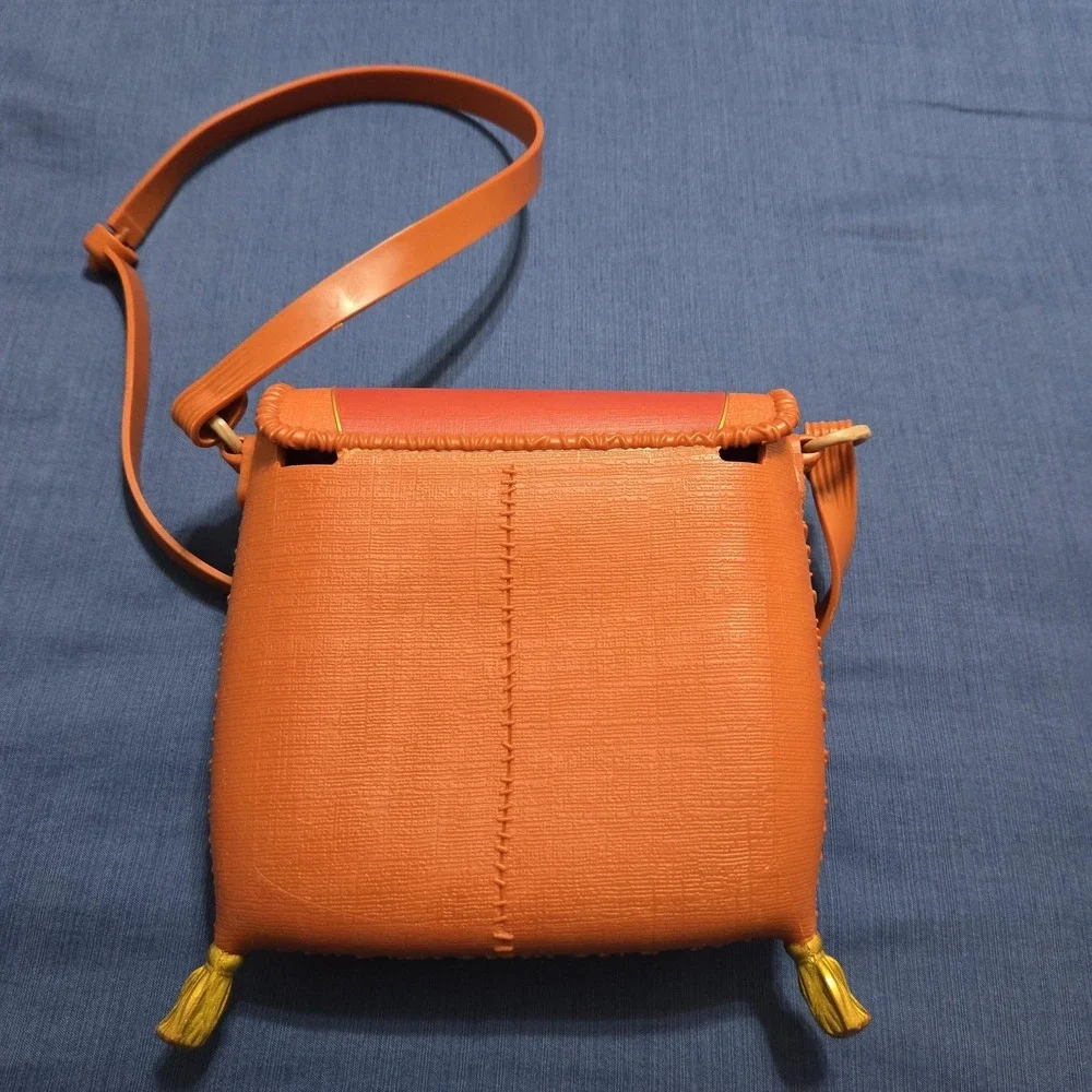 Disney Elena of Avalor Royal Crossbody Purse Handbag Jakks Pacific Red Orange